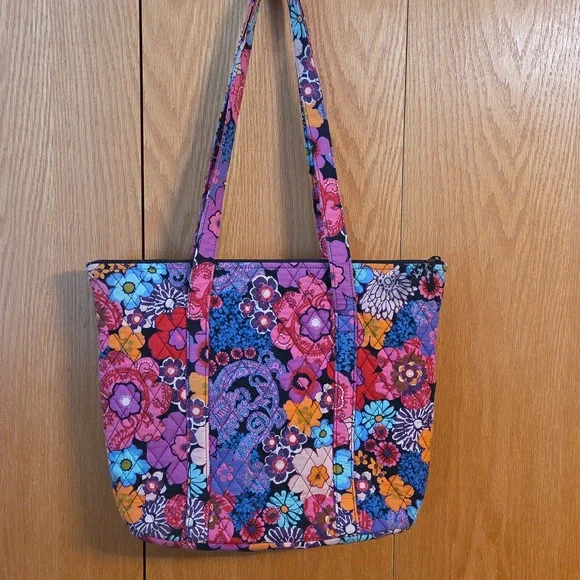 Vera Bradley Tote Bag - Floral Fiesta - Picture 2 of 8